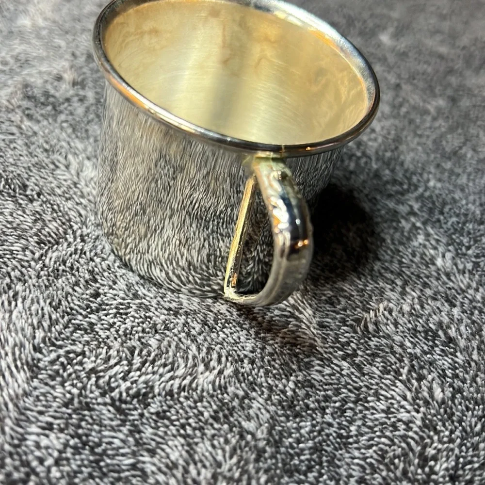 VINTAGE SILVER-PLATED CHILD CUP 1980s - Picture 7 of 14